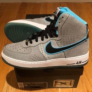 Nike Air Force 1 Hi Comfort Prm- Reflect Silver/Bl